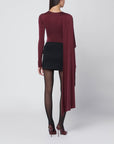 The Andamane THE ANDAMANE Xenia rouge noir bodysuit