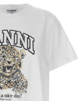 Ganni Ganni Leopard T-shirt