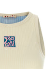 Marni Marni Logo Patch Tank Top