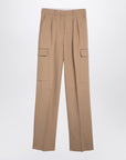Sportmax Sportmax Caramel-coloured cargo trousers