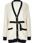 Bally Bally Jacquard Logo Cardigan