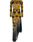 Etro Etro Asymmetric Double Layer Dress
