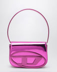 Diesel Diesel 1DR Iconic bag in mirrored fuchsia leather