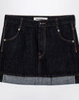 Semicouture Semicouture Floriane miniskirt in dark denim