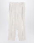 Brunello Cucinelli Brunello Cucinelli Ivory trousers in viscose