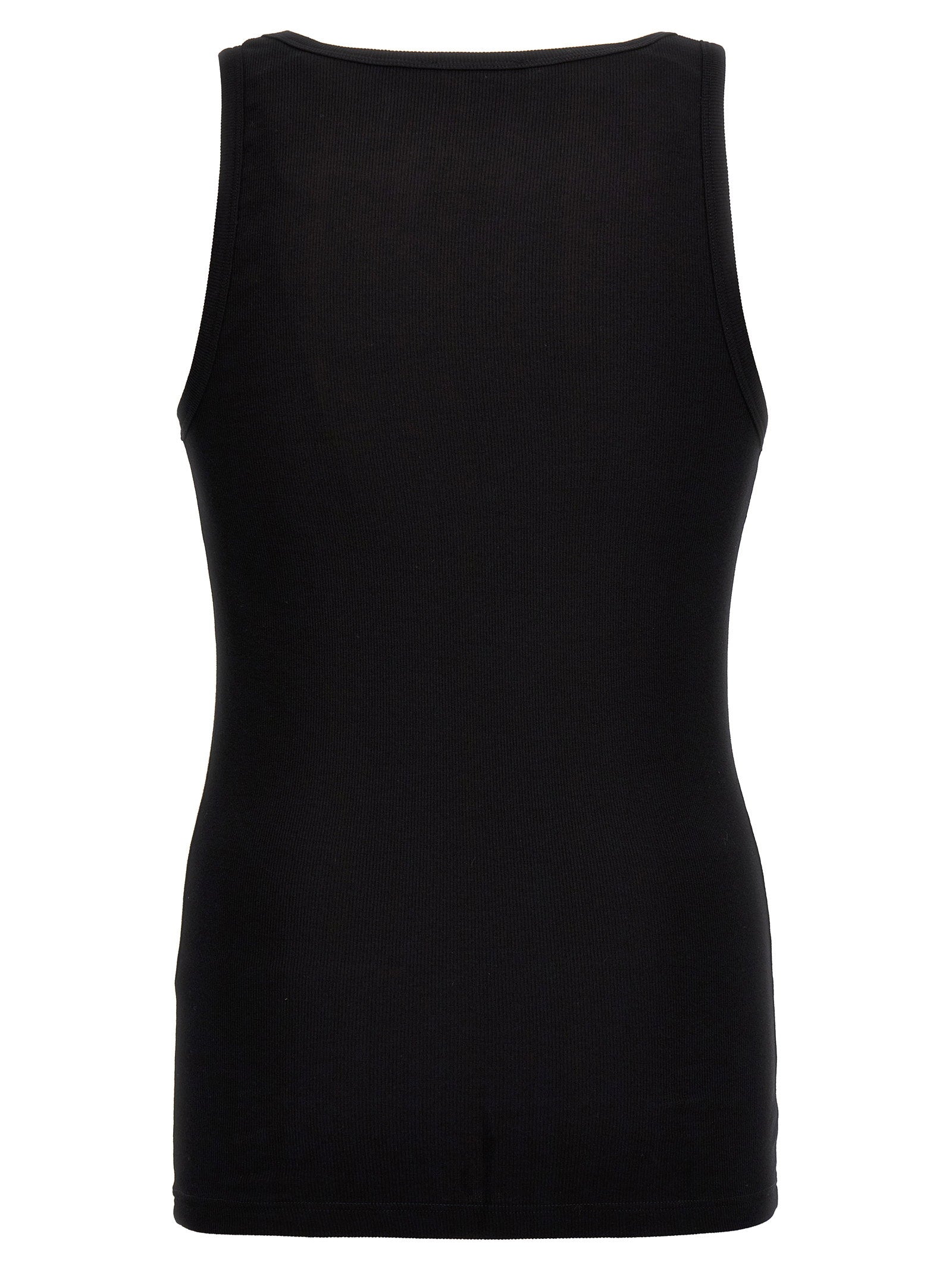 Versace Versace Logo Embroidery Tank Top