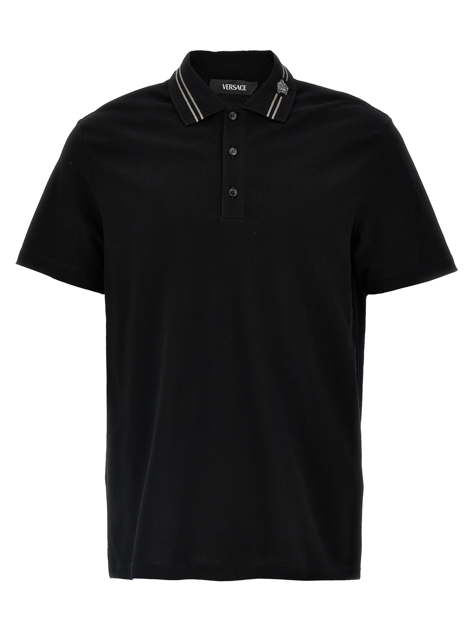 Versace Versace Medusa Embroidery Polo Shirt