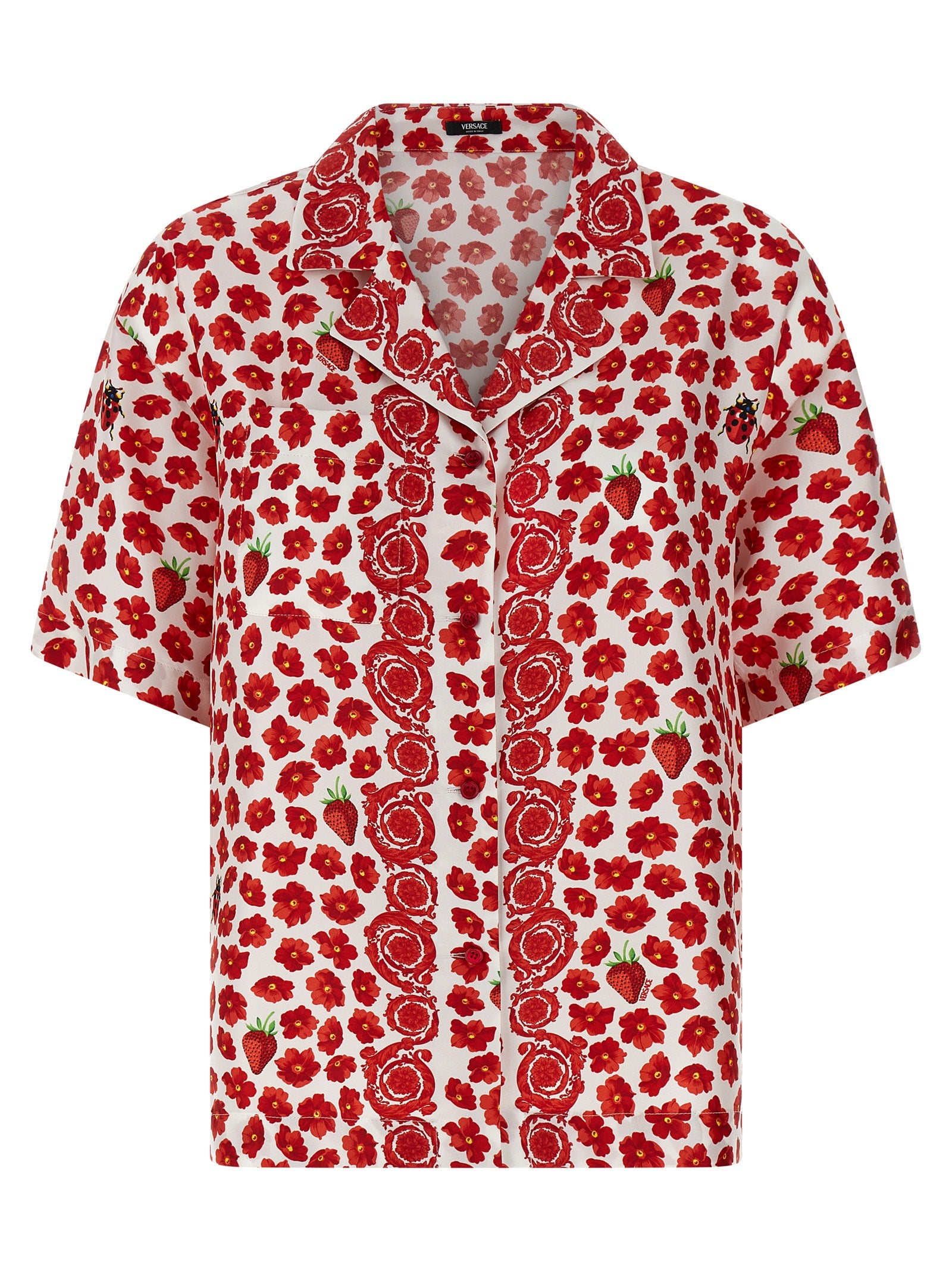 Versace Versace Strawberry Garden Shirt