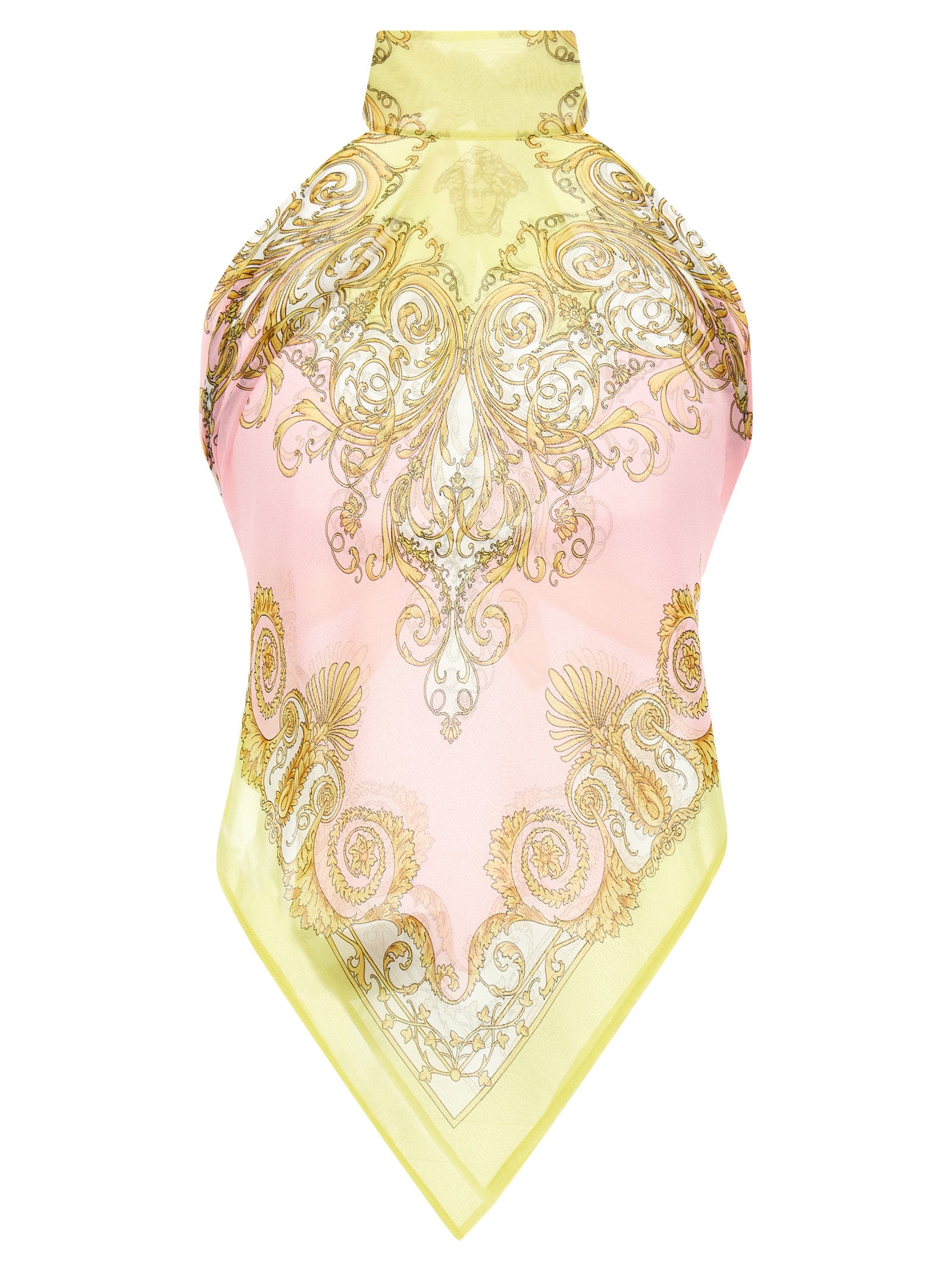 Versace Versace Spring Barocco Scarf Top