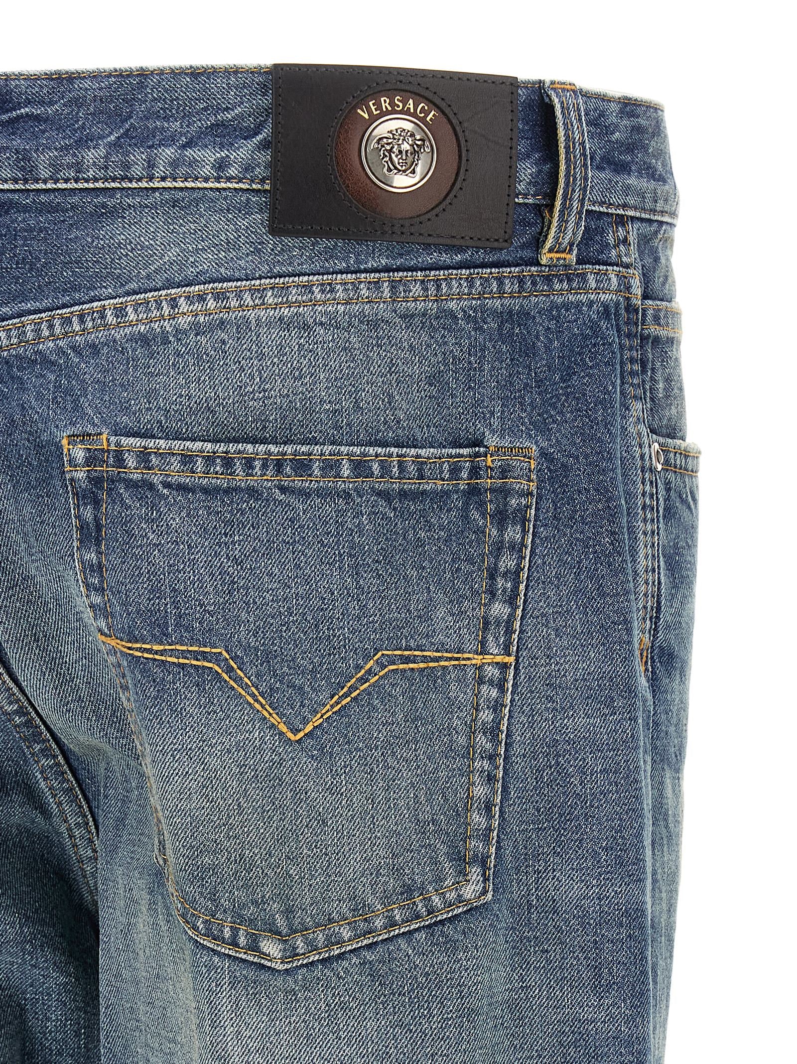 Versace Versace Distressed Jeans