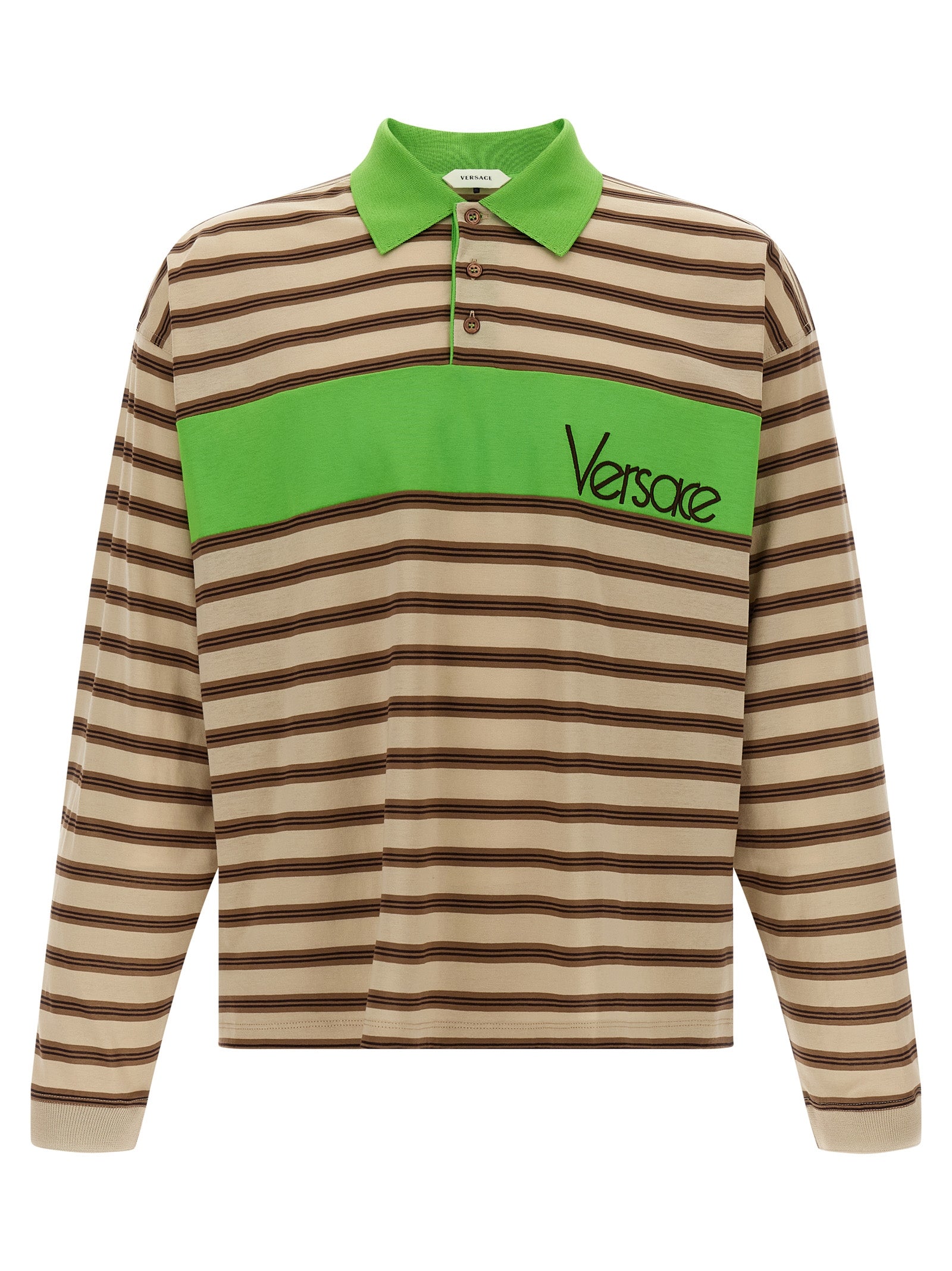 Versace Versace Intarsia Polo Shirt
