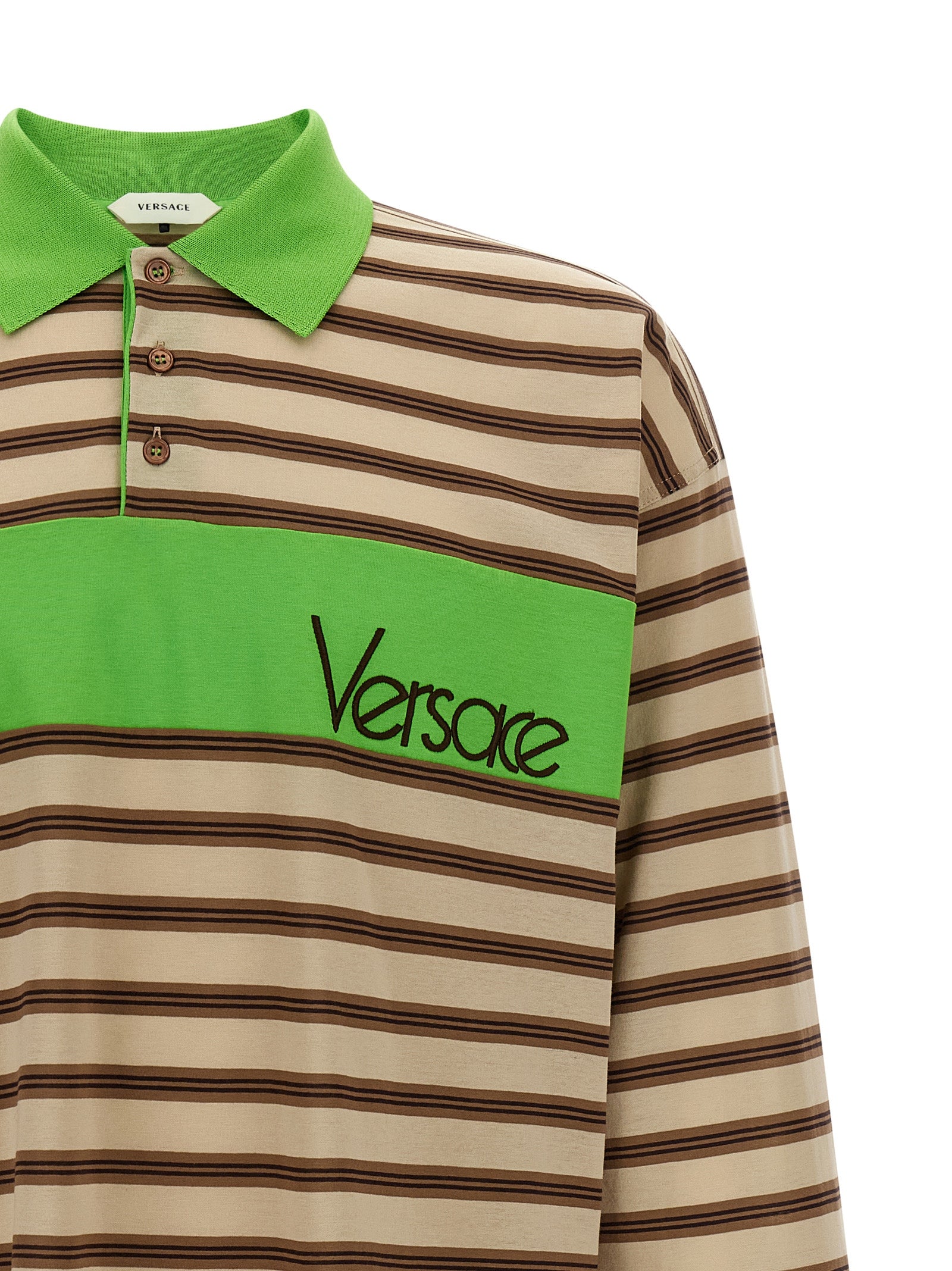 Versace Versace Intarsia Polo Shirt