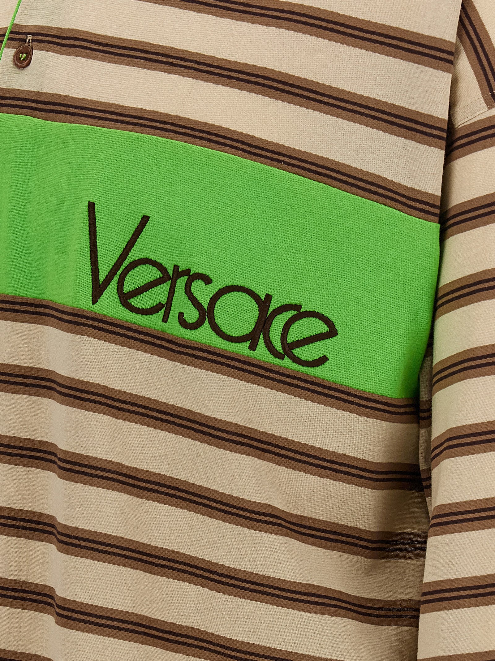 Versace Versace Intarsia Polo Shirt