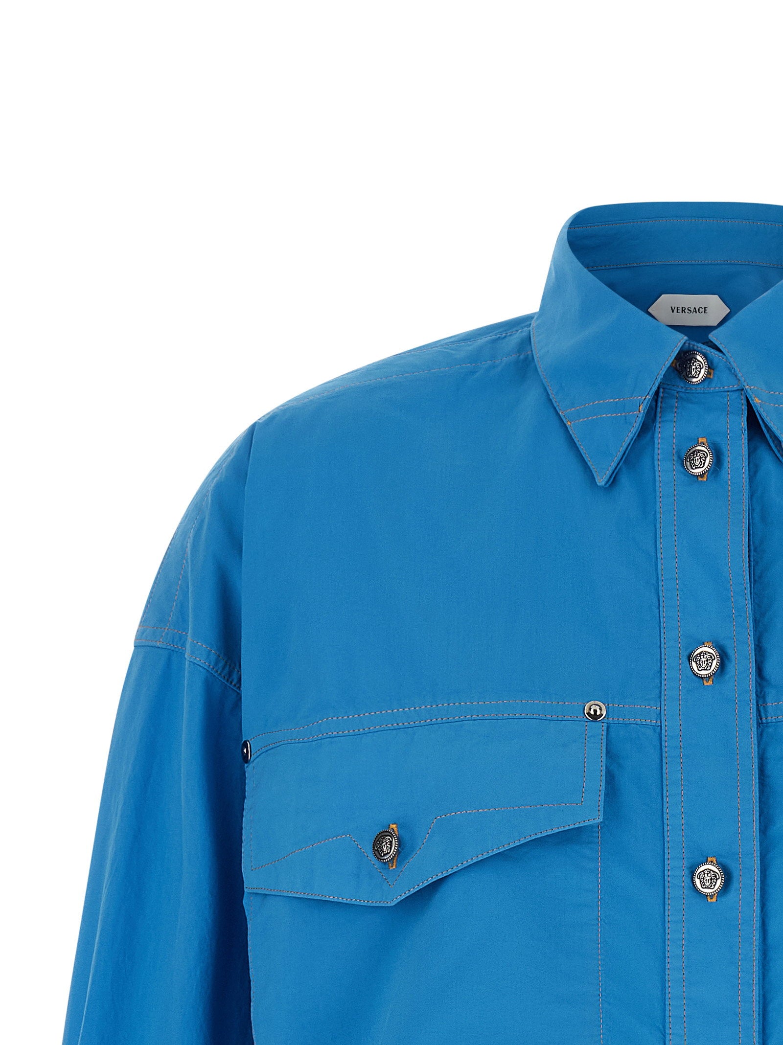 Versace Versace Medusa Button Shirt