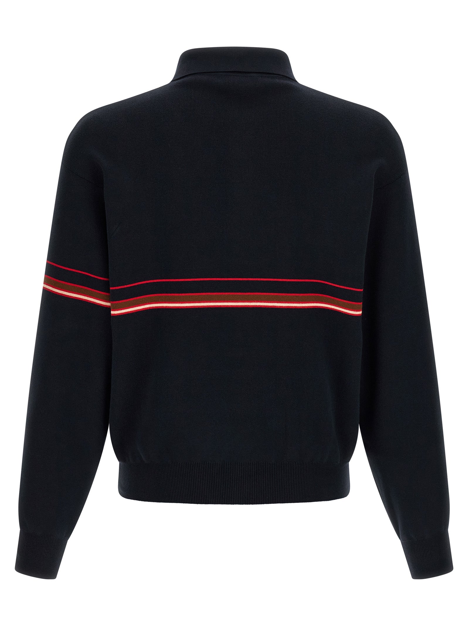Versace Versace Inlaid Striped Polo Shirt