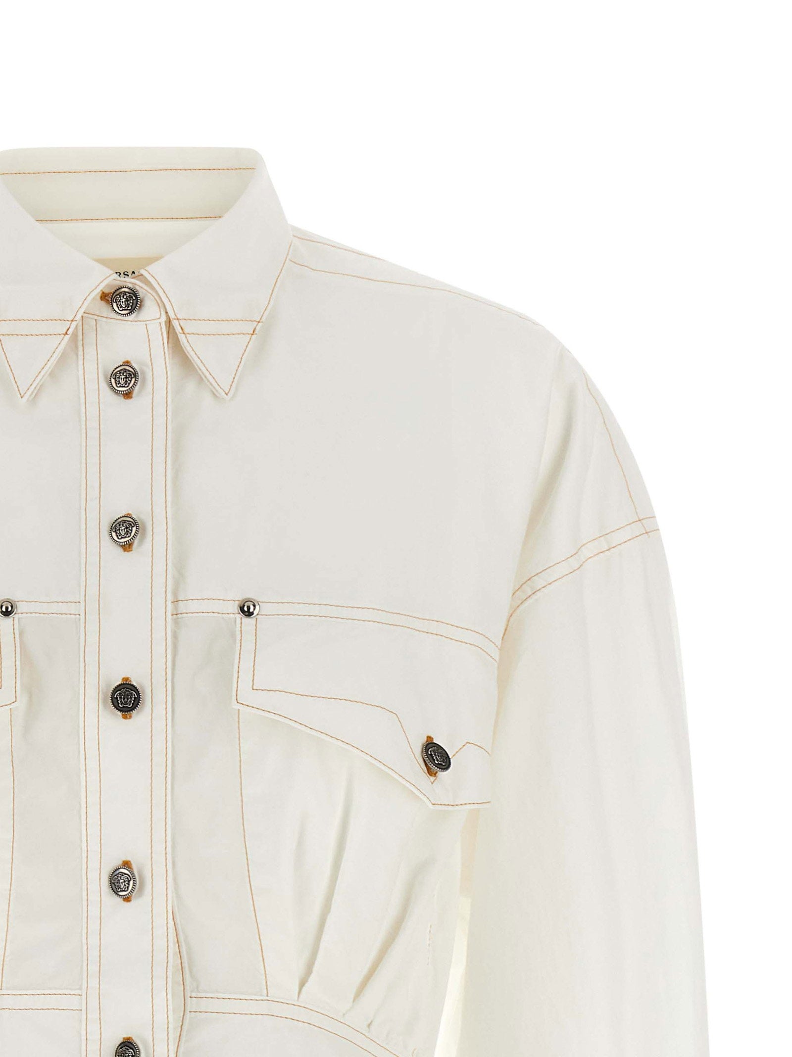 Versace Versace Medusa Shirt Dress