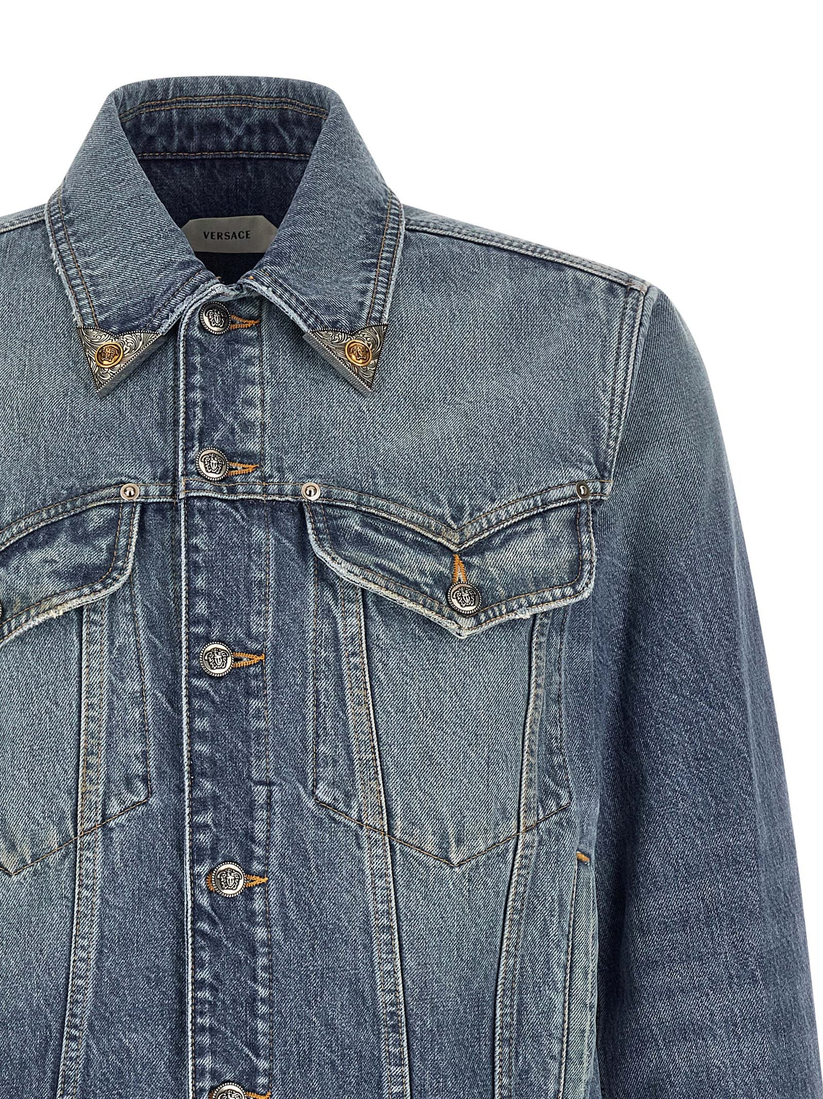 Versace Versace Medusa Denim Jacket