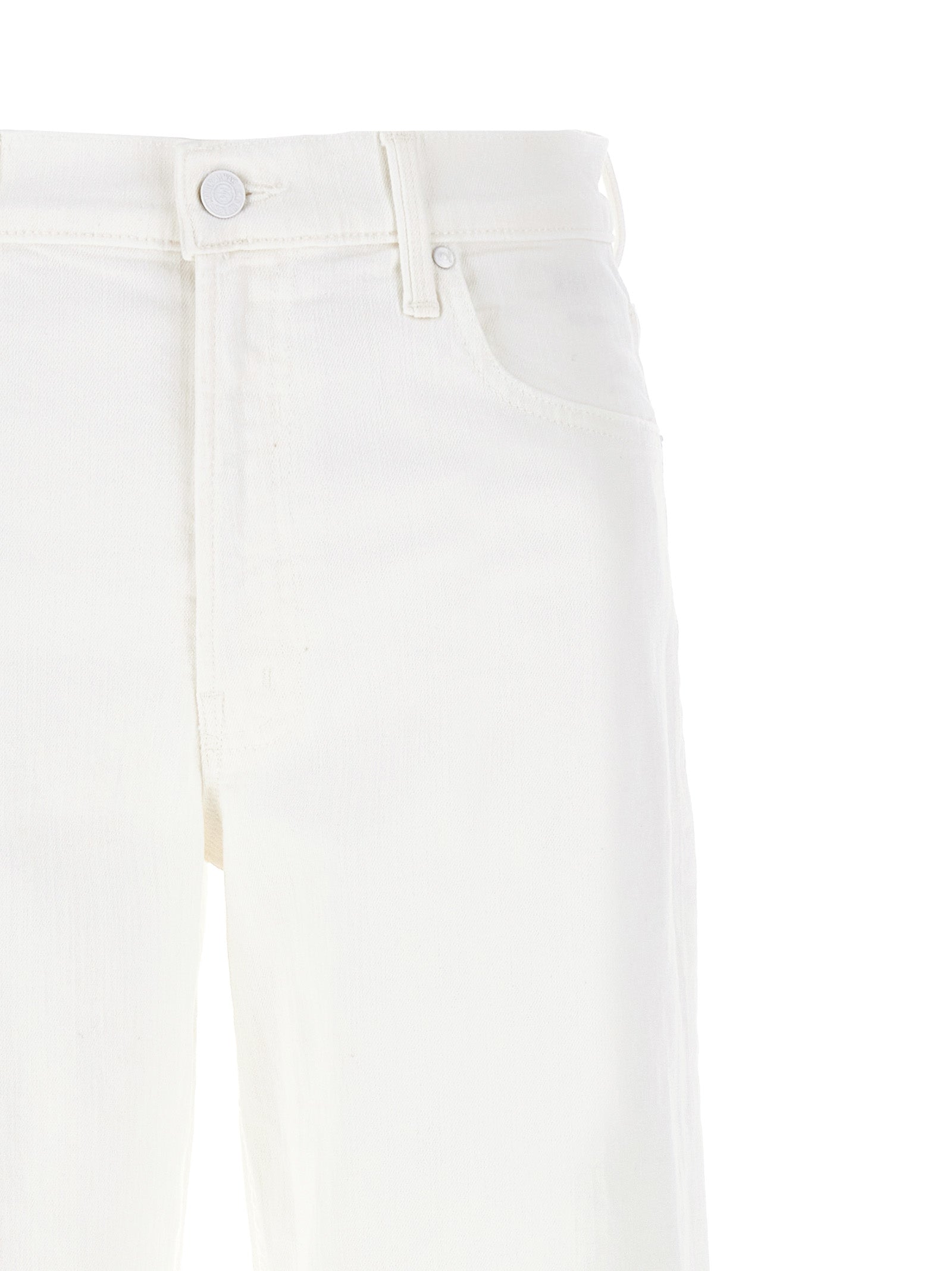 Mother Mother The Spinner Zip Sneak Jeans