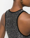 Fabiana Filippi Fabiana Filippi Sequin tank top
