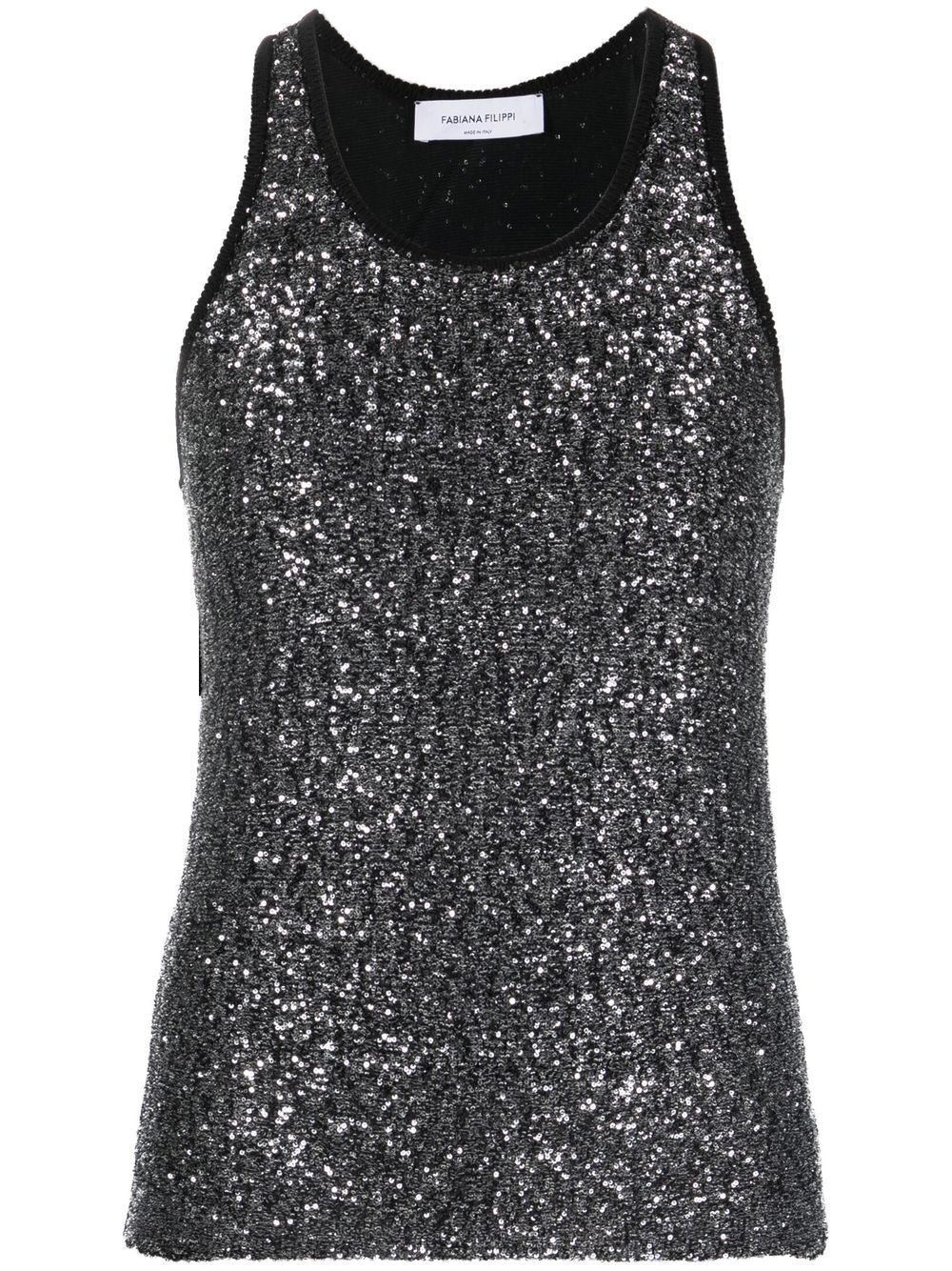 Fabiana Filippi Fabiana Filippi Sequin tank top