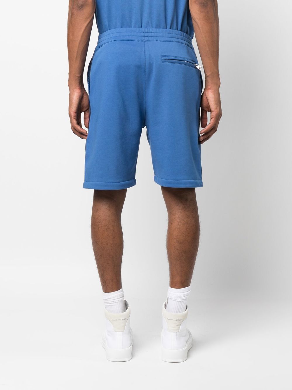 Alexander McQueen Alexander McQueen logo-tape jersey shorts