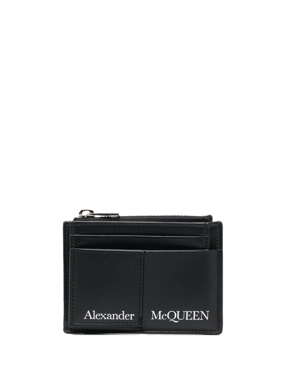 Alexander McQueen Alexander McQueen logo print cardholder