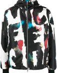 Alexander McQueen Alexander McQueen Graffiti-print Hooded Windbreaker