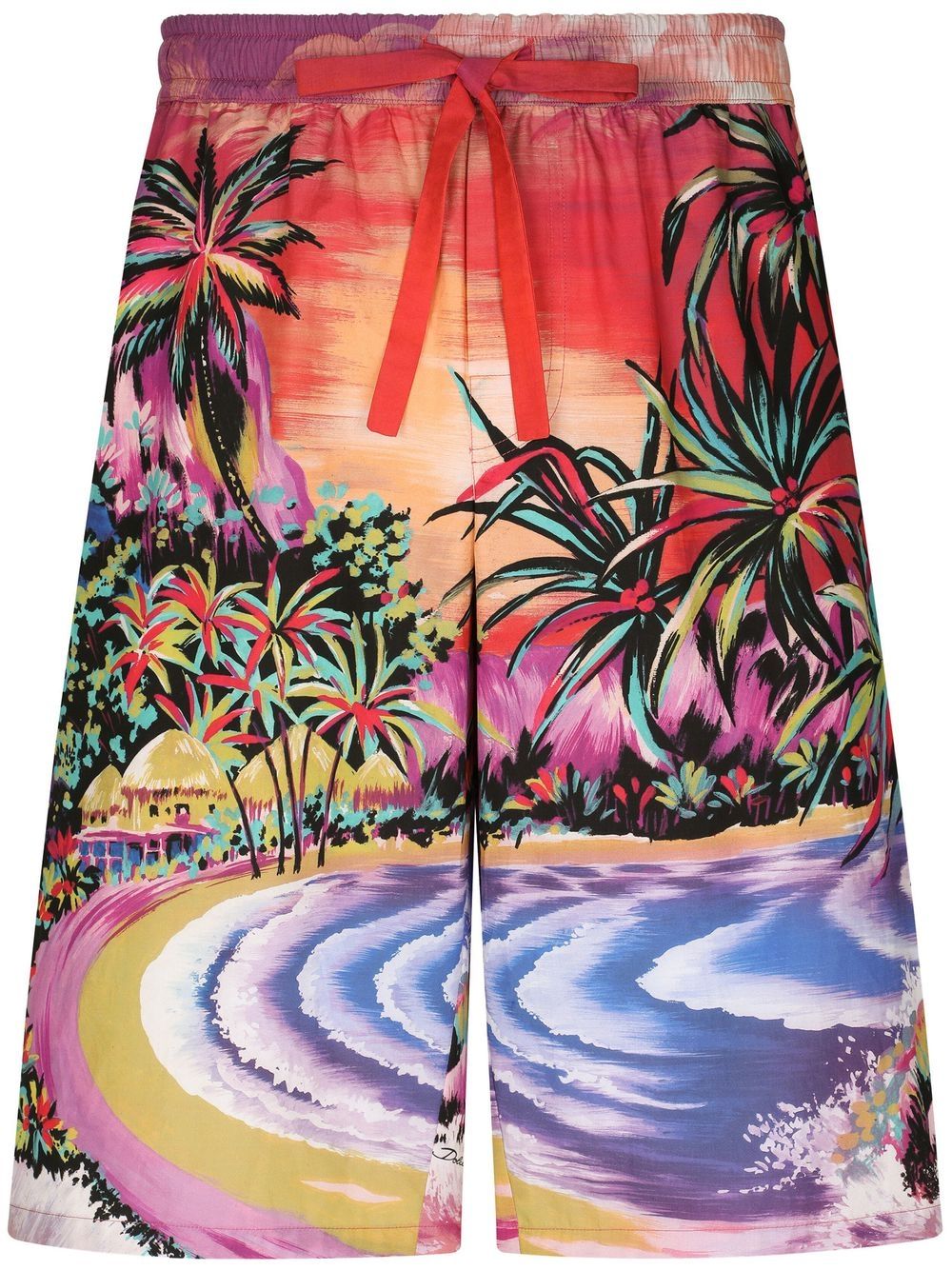Dolce &amp; Gabbana Dolce &amp; Gabbana graphic-print bermuda shorts