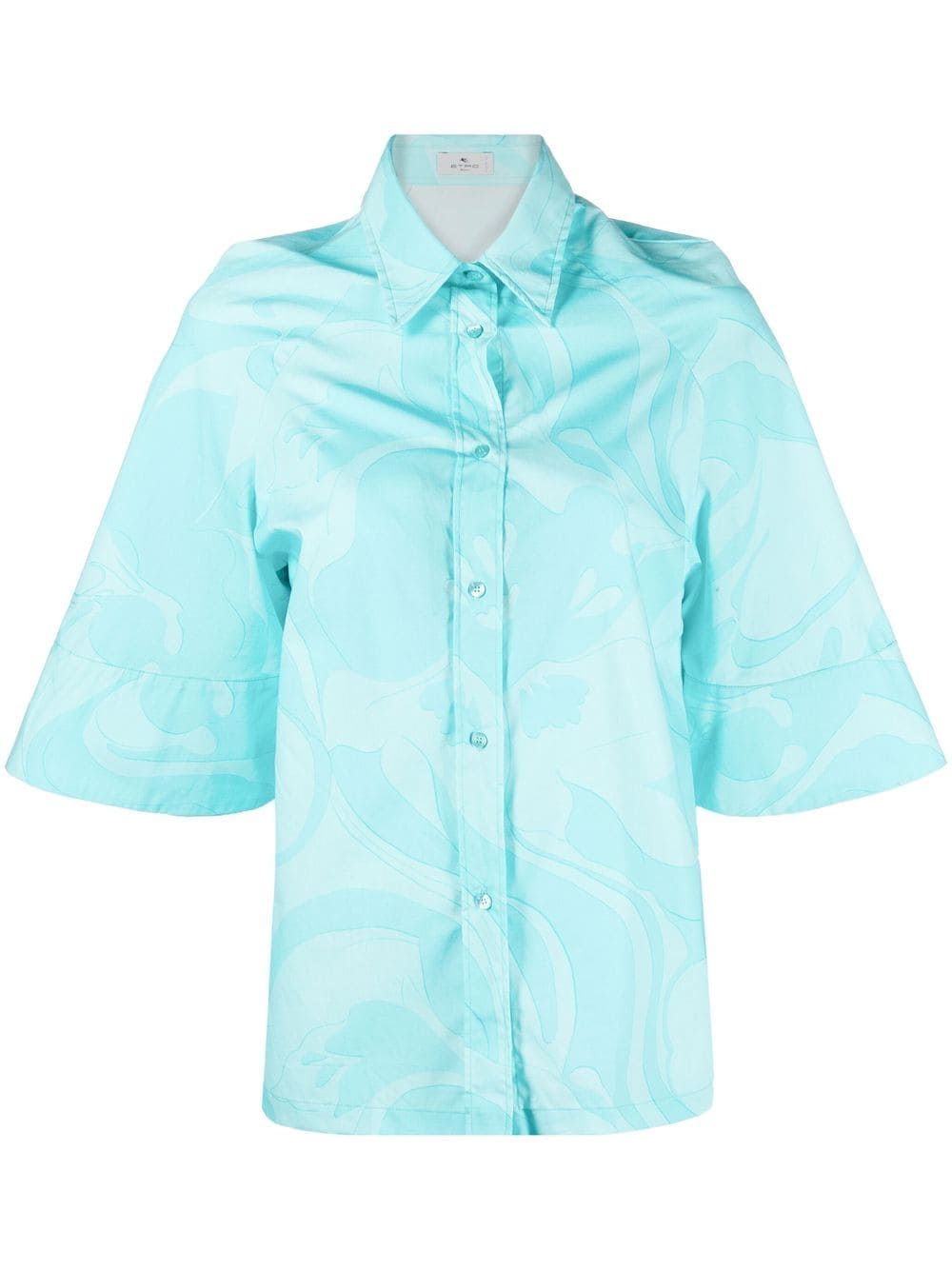 Etro Etro Shirts Clear Blue