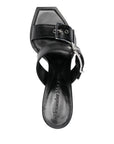 Alexander Mcqueen Alexander McQueen 100mm Buckled Leather Sandals