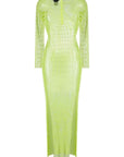 Santa Brand Santa Brand Rhinestones embellished long dress