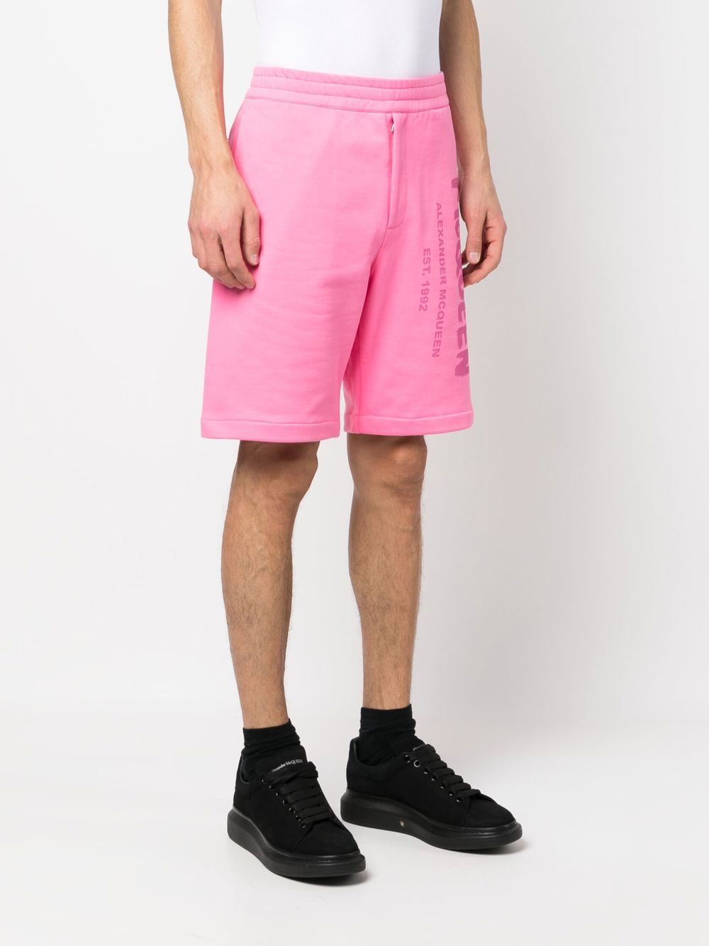 Alexander McQueen Alexander McQueen Graffiti-print Track Shorts