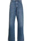 Alexander McQueen Alexander Mcqueen wide-leg panelled jeans