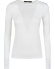 Liviana Conti Liviana Conti Long sleeve cotton blend t-shirt