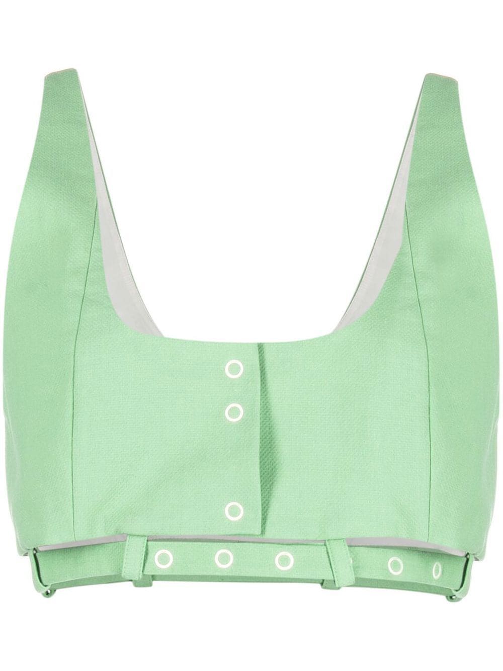 Ganni Ganni cropped tank top