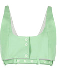 Ganni Ganni cropped tank top