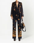 Etro Etro Straight trousers with paisley print