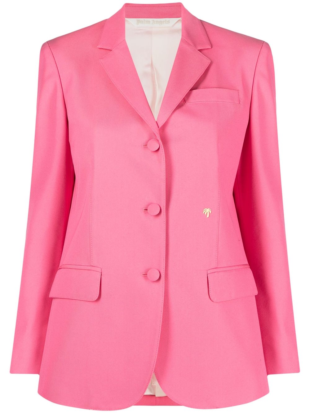 Palm Angels Palm Angels Cotton single-breasted blazer jacket