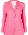 Palm Angels Palm Angels Cotton single-breasted blazer jacket
