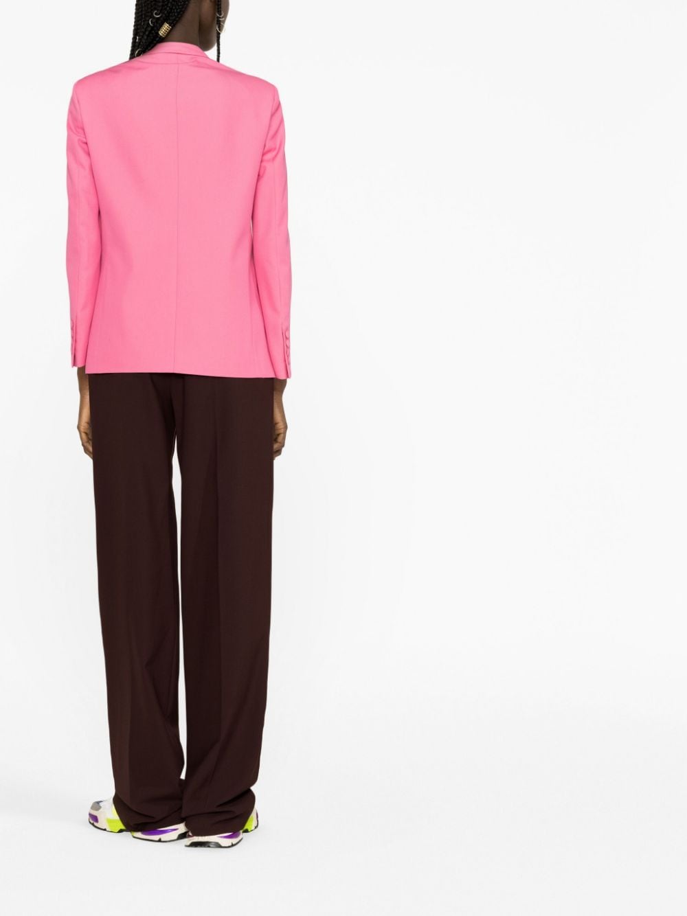 Palm Angels Palm Angels Cotton single-breasted blazer jacket