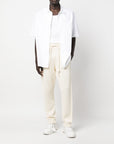 Off White Off White Diag-stripe knitted track pants