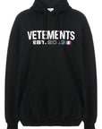 Vetements Vetements Logo cotton hoodie