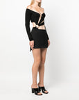 Louisa Ballou Louisa Ballou Long sleeve cut-out bodysuit