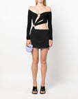 Louisa Ballou Louisa Ballou Long sleeve cut-out bodysuit
