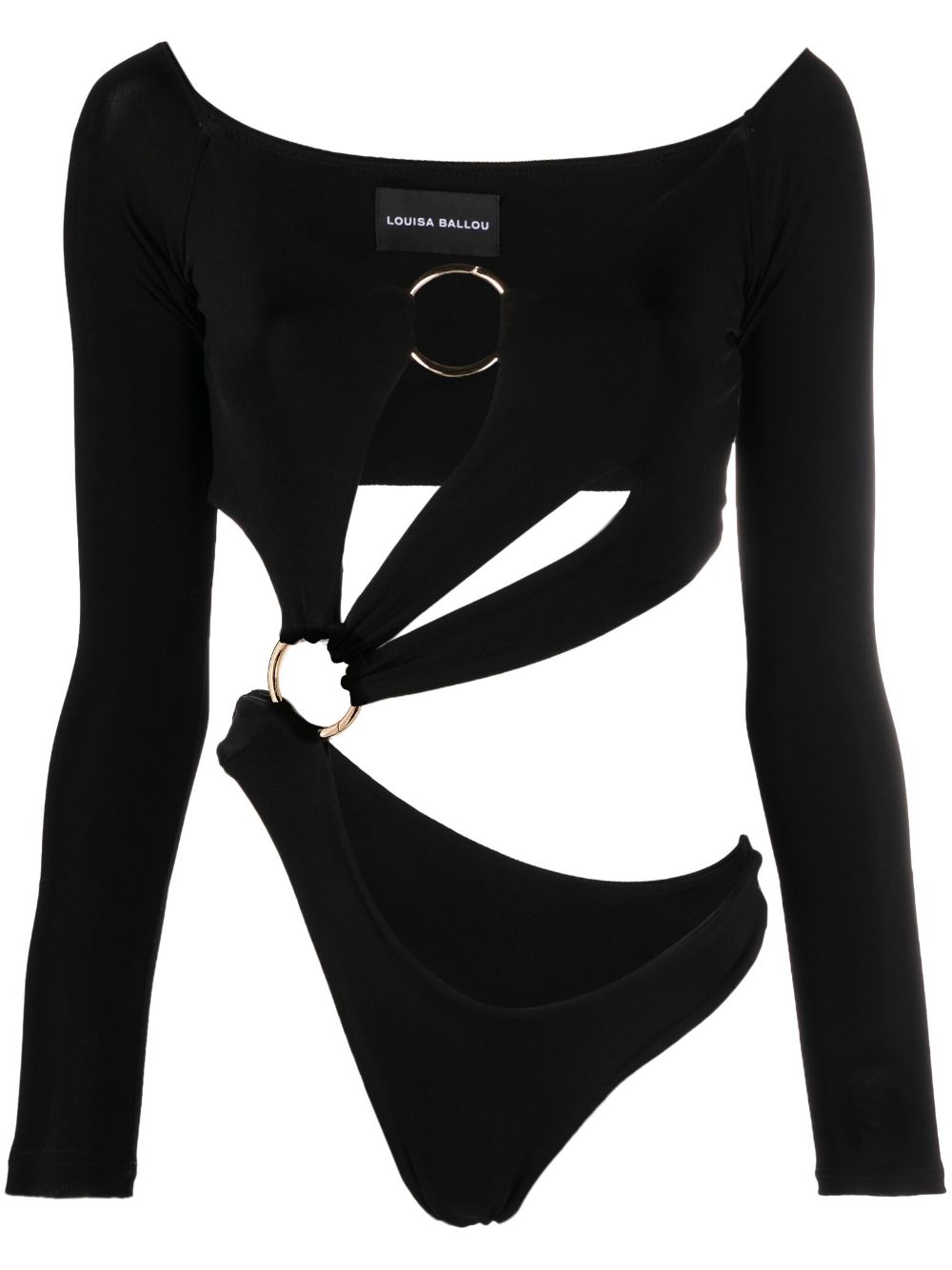 Louisa Ballou Louisa Ballou Long sleeve cut-out bodysuit