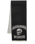 Alexander Mcqueen Alexander McQueen Logo wool scarf