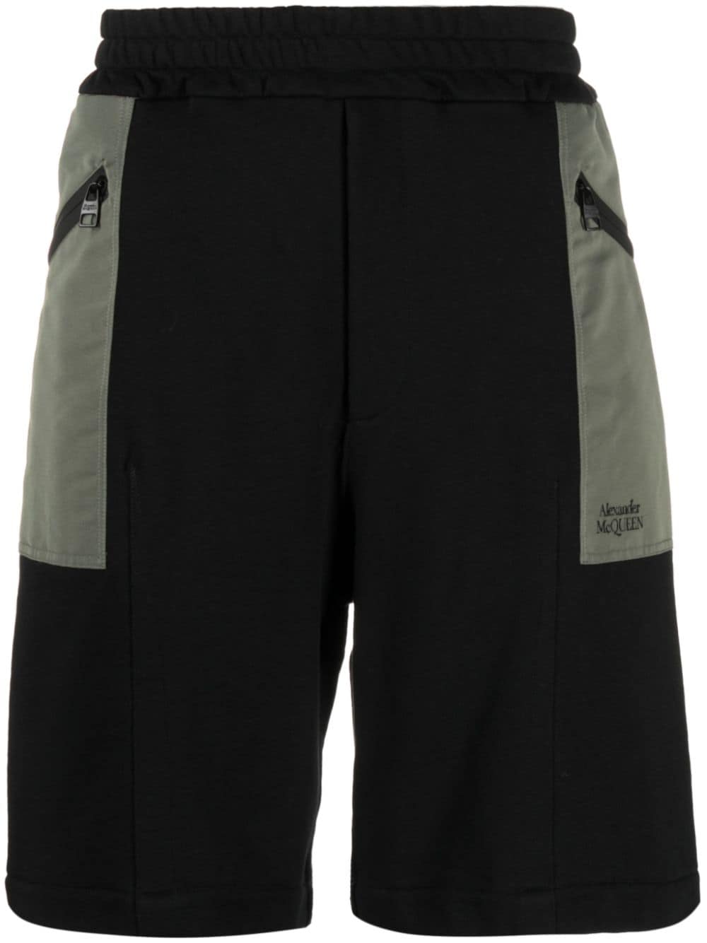 Alexander McQueen Alexander McQueen two-tone Elasticated Track Shorts