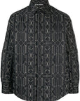 Palm Angels Palm Angels Monogram quilted overshirt