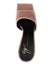 Giuseppe Zanotti Giuseppe Zanotti Solhene 90mm velvet-effect sandals