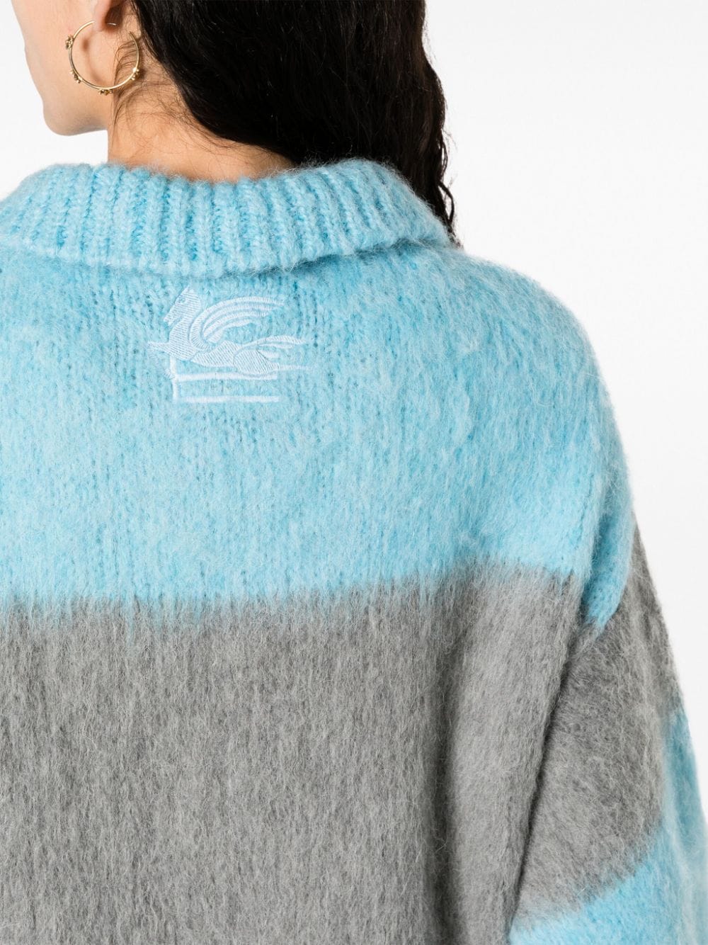 Etro Etro Fringed-edge sweater minidress